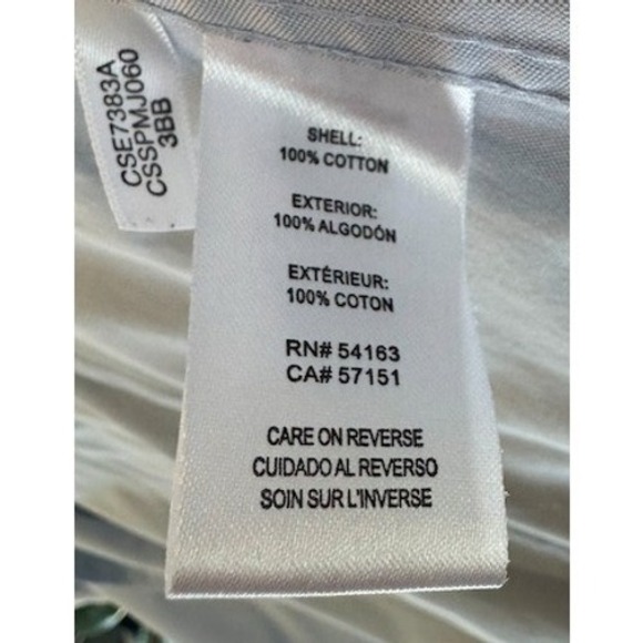 Baby Blue Calvin Klein Non-Iron Fitted Business Causal Blouse - Picture 2 of 5